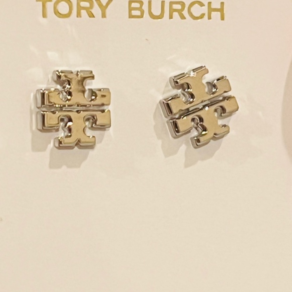 Tory Burch Gold Logo Studs